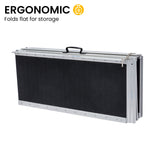 NNEDPE Aluminium Portable Wheelchair Ramp High-Grip R03 - 4ft