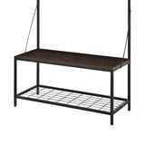 NNEDPE 4-in-1 Hall Tree Entryway Coat Rack