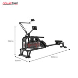 NNEDPE 13L Water Resistance Rowing Machine Rower