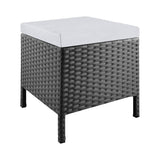 NNEDPE 9 Piece PE Rattan Garden Patio Outdoor Dining Set Black
