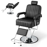 NNECW 360° Swivel Salon Chair with Adjustable Headrest