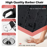 NNECW 360° Swivel Salon Chair with Adjustable Headrest