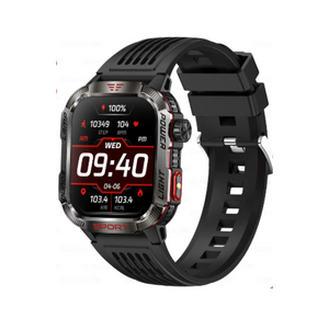 NNEOBA Outdoor Military Smartwatch GPS Bluetooth Call for Men (Black)