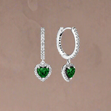 NNEOBA Valentine's Day Sapphire Earrings (Green)
