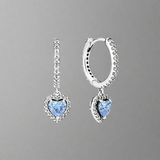 NNEOBA Valentine's Day Sapphire Earrings (Light Blue)