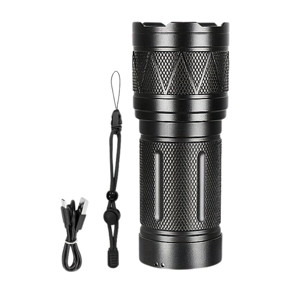 NNETM Super Bright LED Flashlight Rechargeable Torch