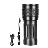 NNETM Super Bright LED Flashlight Rechargeable Torch
