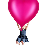 NNETM Giant Heart Balloons for Valentine's Day
