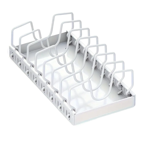 NNETM Pull-Out Cookware and Lid Organizer Rack (2-Piece)