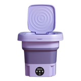 NNETM Collapsible Mini Washing Machine 8L for Travel & Home