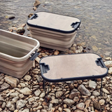 NNETM Outdoor Picnic Table Storage Basket Set