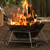 NNETM Stainless Steel Folding BBQ Stove