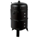 NNETM 3-in-1 Charcoal Smoker Grill Outdoor BBQ Cooker