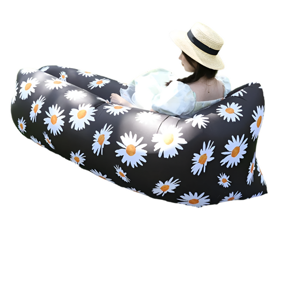 NNETM Inflatable Outdoor Sofa for Festivals & Camping (2-Person)