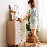 NNETB 4-Drawer Wooden Storage Cabinet