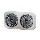 NNETM Dual Head Portable USB Table Fan