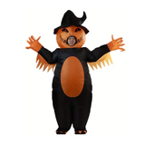 NNETM Halloween Pumpkin Inflatable Costume Full-Face Design