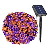 NNETM Halloween Solar String Lights Lithium Battery Outdoor Decor