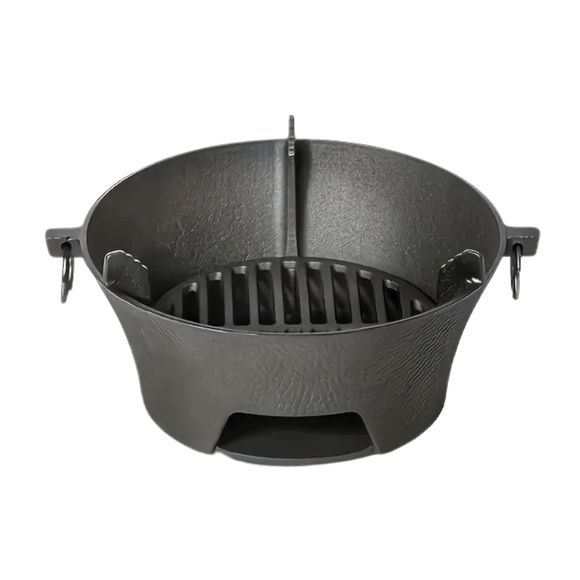NNETM Cast Iron Charcoal Stove Rack for Outdoor Use