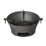 NNETM Cast Iron Charcoal Stove Rack for Outdoor Use