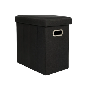 NNETM Folding Storage Stool Space-Saving Organizer