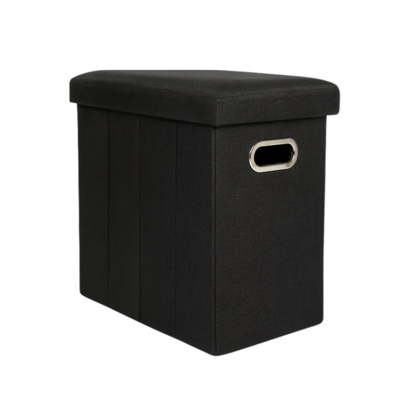 NNETM Folding Storage Stool Space-Saving Organizer
