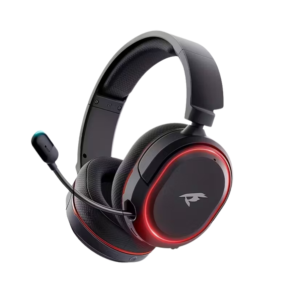 NNETM Wireless Gaming Headset Surround Sound RGB Mic