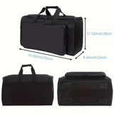 NNETM Nylon Duffel Bag with Shoe Compartment