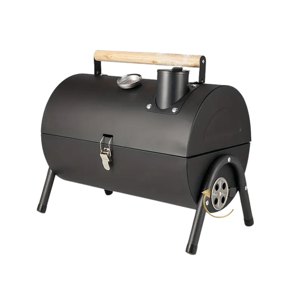 NNETM Portable Charcoal Grill BBQ Smoker with Handle