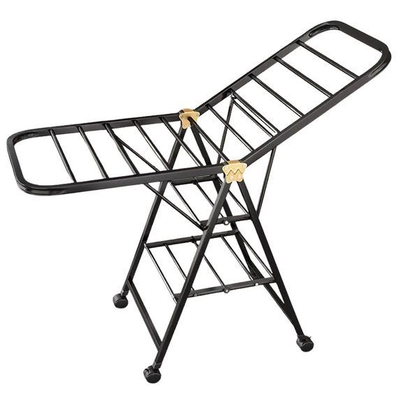 NNETM 3-Tier Folding Stainless Steel Laundry Drying Rack