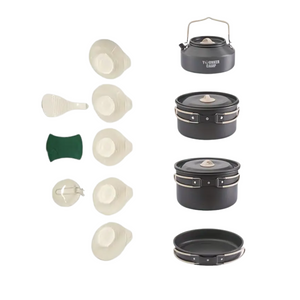 NNETM Outdoor Camping Cookware Set (12 pcs)