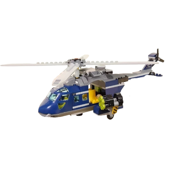NNEOBA 397pcs Dinosaur World Helicopter Tracking Dinosaurs