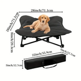 NNETM Portable Elevated Dog Bed for All Dog