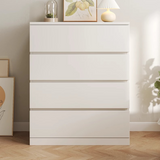 NNETB 4-Drawer Solid Wood Storage Cabinet