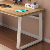 NNETB Solid Wood Study Desk Light Walnut