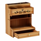 NNETM Stay clutter-free with the help of our adaptable Wooden Drawer Organizer