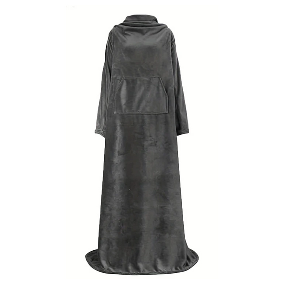 NNETM Cozy Flannel Sleeve Blanket for Indoor & Outdoor
