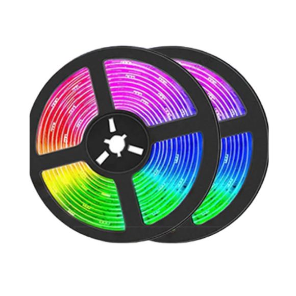 NNEOBA Bluetooth LED Strip Lights - RGB Color Changing Room Decoration (30m)
