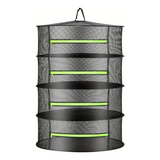 NNETM Hanging Plant Mesh Drying Rack (4-Tier)