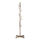 NNEOBA Elegance in Gold: Floor Standing Metal Coat Rack