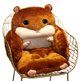 NNETM Hamster-Shaped Lazy Sofa Chair with Reading Board