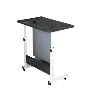 NNEOBA Mobile Standing Desk - Height Adjustable Bedside Sofa Desk (40x60cm, Black)