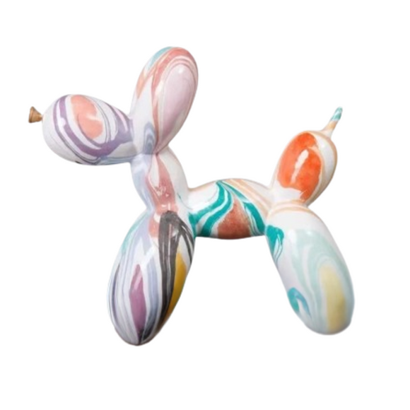 NNEOBA Colorful Balloons Dog Sculpture