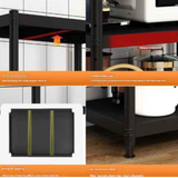 NNETB 3-Tier Carbon Steel Kitchen Storage Rack