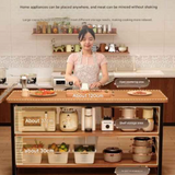 NNETB Kitchen Floor Rack Storage Workbench Cabinet