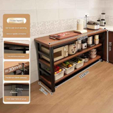 NNETB Kitchen Floor Rack Storage Workbench Cabinet