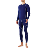 NNETM Men's Fleece Thermal Underwear Set Winter Base Layer