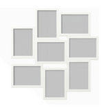NNEIK Collage Frame 8 Photos White 13x18cm