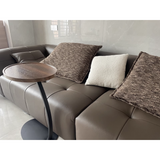 NNETB Minimalist Metal C-Shaped Sofa Side Table