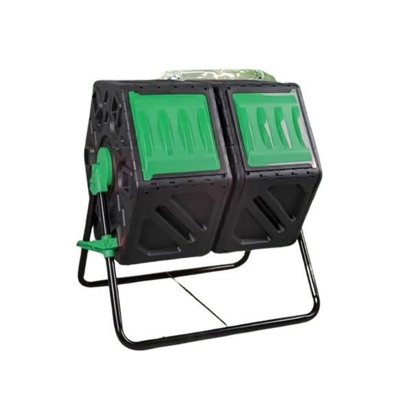 NNETM Dual Chamber Rotating Compost Bin